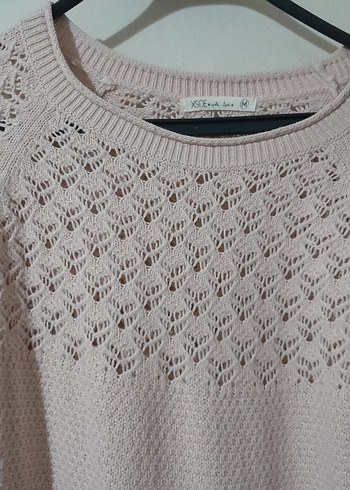 pudra Triko Kadın Kazak - Görsel 3