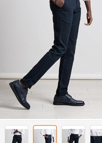 Siyah Erkek Regular Fit Denim Pantolon - Görsel 2