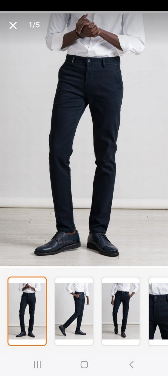 Siyah Erkek Regular Fit Denim Pantolon - Görsel 3