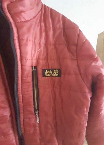 Jack Wolfskin Kırmızı Fermuarlı Kadın Ceket