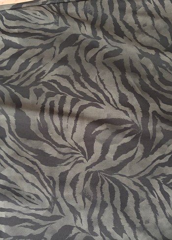 xs Beden Zebra Desenli midi Etek