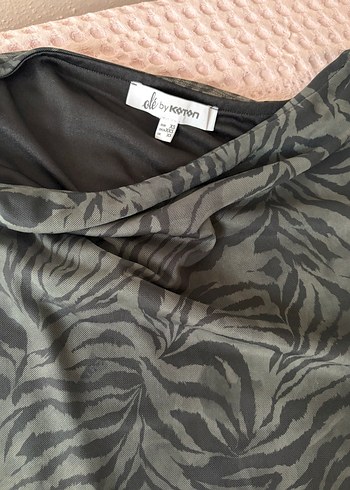 Koton Zebra Desenli midi Etek