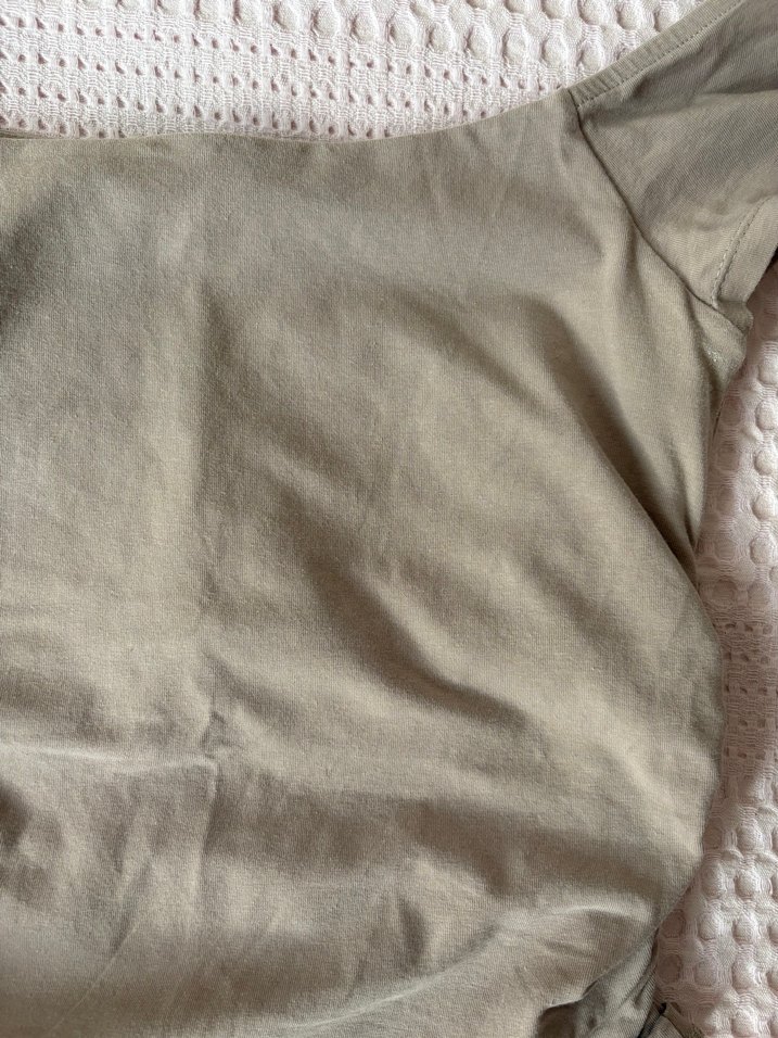 Bej düşük omuzlu kısa Kollu - Görsel 2