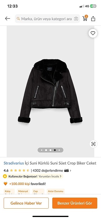 m Beden Biker ceket