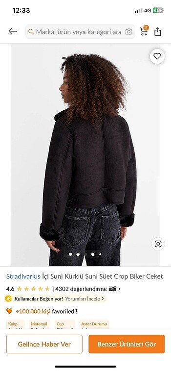 Stradivarius Biker ceket