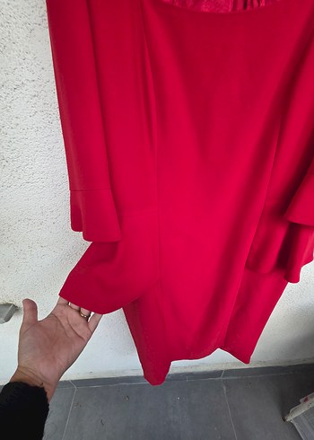 Zara midi boy kumaş elbise