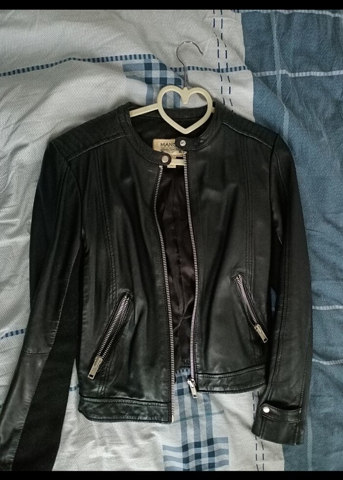 Deri Kadın Montu - Görsel 4