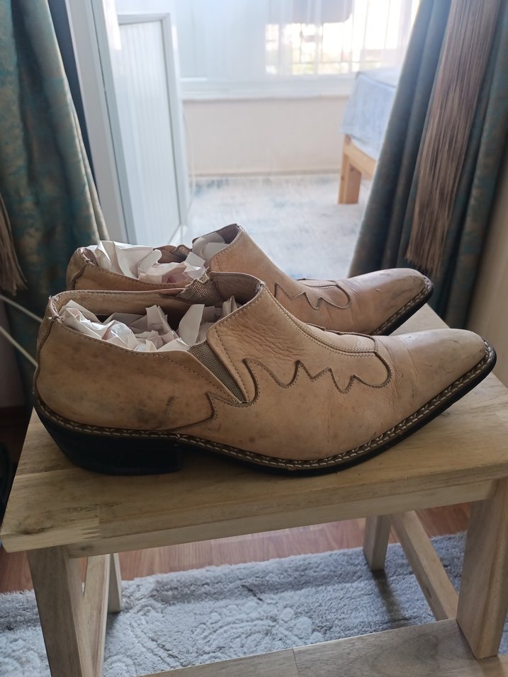 Özel tasarım, el yapımı %100 hakiki deri - Görsel 3