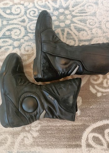 Siyah Tokalı Erkek Biker Botları - Görsel 2