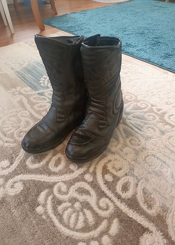 Siyah Tokalı Erkek Biker Botları - Görsel 18