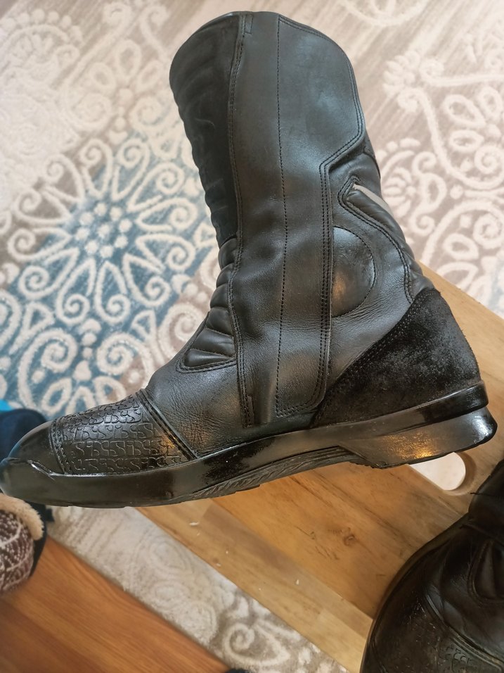 Siyah Tokalı Erkek Biker Botları - Görsel 5