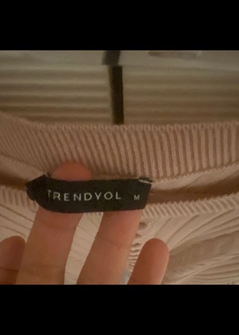Trendyol & Milla Bej Örgü Kadın Triko Kazak