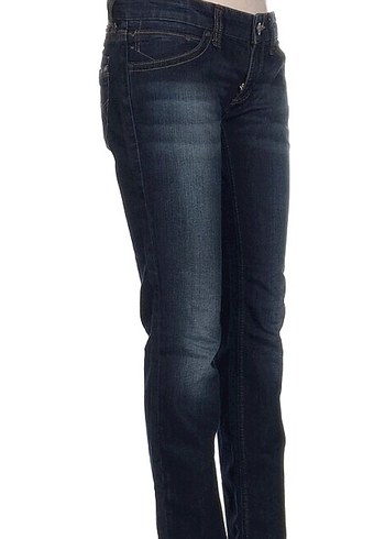 Mavi Jeans Lacivert Kadın Kemerli Normal Paça Kot Pantolon