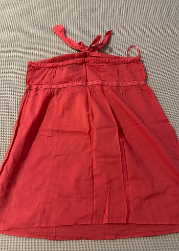 Pembe straplez bershka bluz - Görsel 2