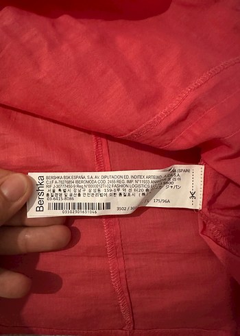 Pembe straplez bershka bluz - Görsel 5