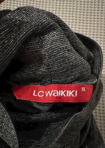 LC Waikiki Gri Kısa Kollu İnce Bluz