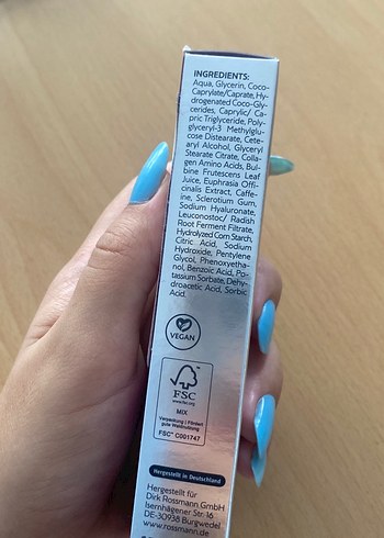  Beden ISANA Pro Kollajen Göz Kremi