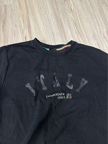 l Beden siyah Renk Lumberjack Sweatshirt