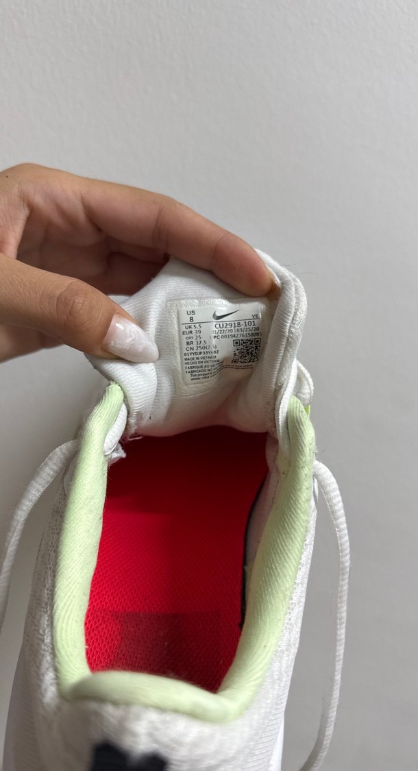 Orjinal Nike Beyaz Spor Kadın Sneaker - Görsel 5