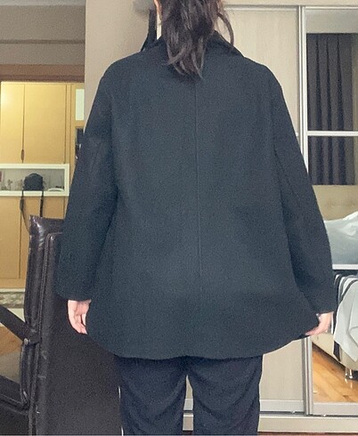 Zara Siyah oversize kaşe