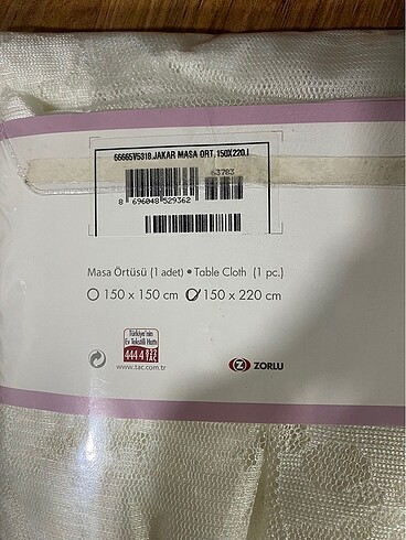 Beden Masa örtüsü