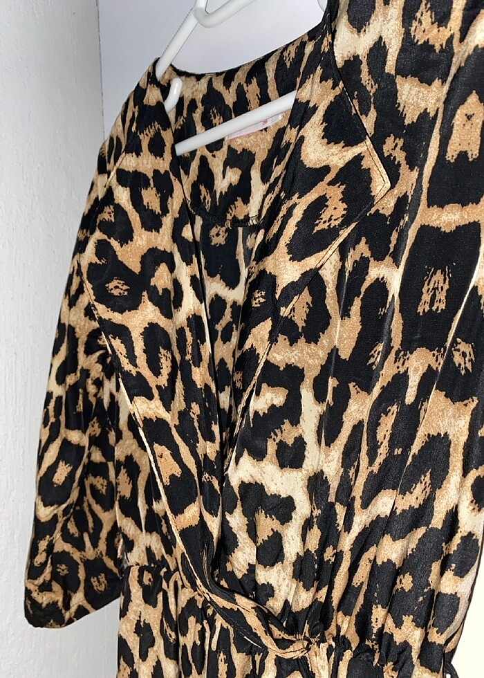 Leoparlı elbise - Görsel 3