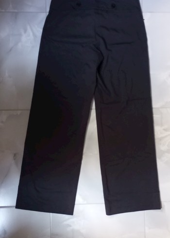 Diğer Siyah Kadın Kumaş Pantolon Midi Boy