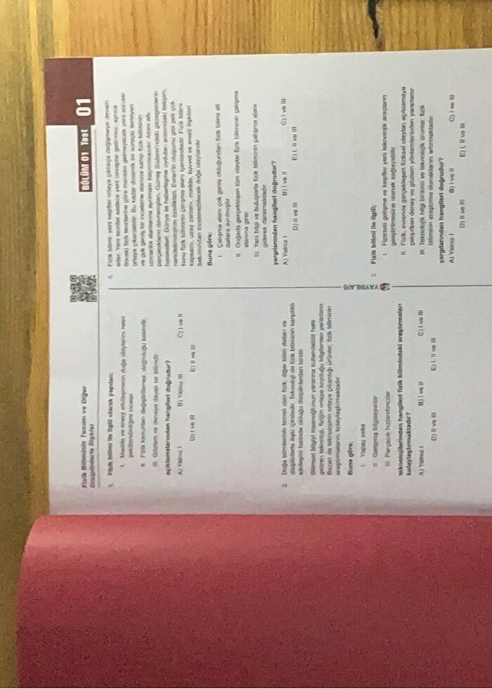 3D Tyt Fizik Soru Bankası - Görsel 4