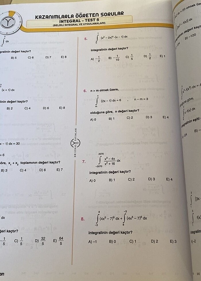 Orijinal Ayt Matematik Soru Bankası - Görsel 4