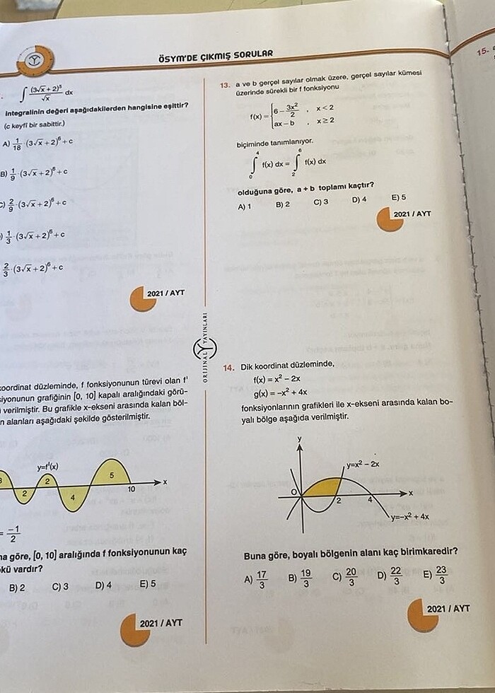 Orijinal Ayt Matematik Soru Bankası - Görsel 5