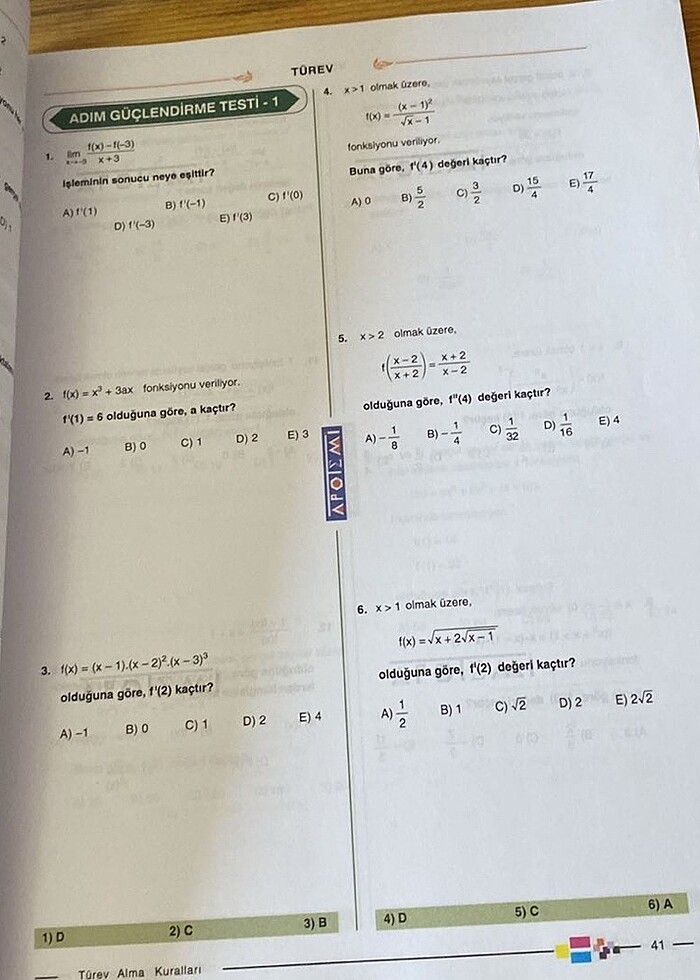 Apotemi Türev Fasikülü - Görsel 3