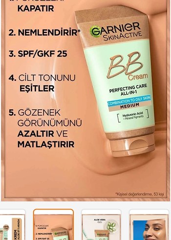 Garnier SkinActive BB Krem Medium Ton 25 SPF