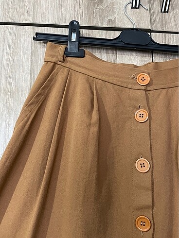 Diğer Camel rengi uzun etek