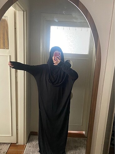 36 Beden siyah Renk Namaz elbisesi
