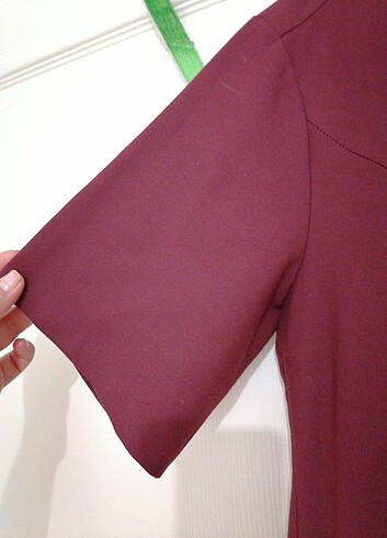 46 Beden bordo Renk Bordo Elbise