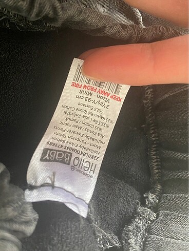 18-24 Ay Beden Erkek çocuk pantolon