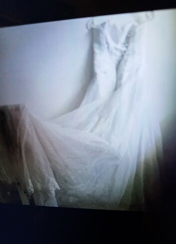 Uzun kuyrukju.gelinlik - Görsel 3