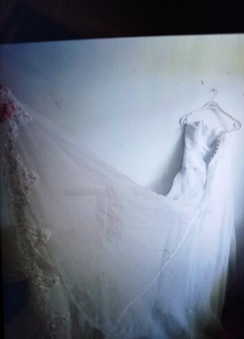 Uzun kuyrukju.gelinlik - Görsel 7