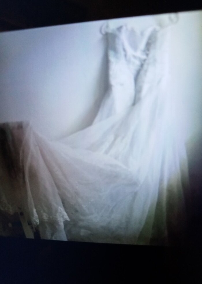 Uzun kuyrukju.gelinlik - Görsel 3