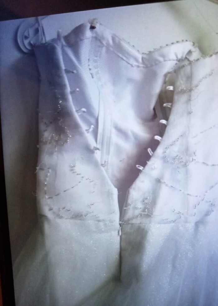 Uzun kuyrukju.gelinlik - Görsel 4