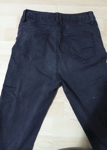Siyah Kadın Denim Dar Kesim Midi Jean