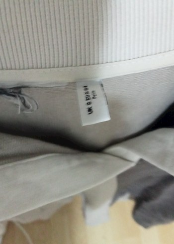 Gri Pamuklu Hamile Gömleği - Görsel 5