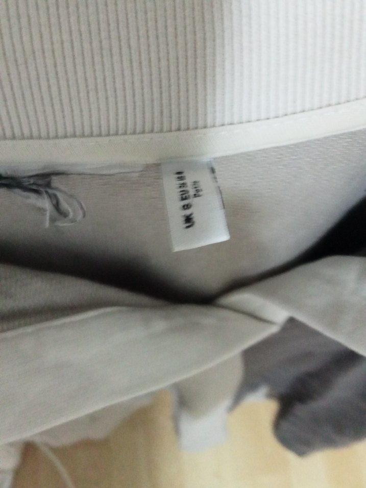 Gri Pamuklu Hamile Gömleği - Görsel 5