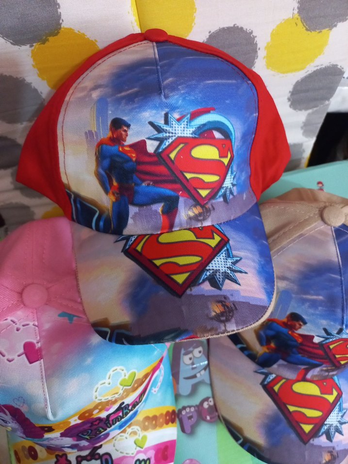 Çocuklar için Renkli Süpermen unicorn Gökkuşağı Şapkaları - Görsel 5