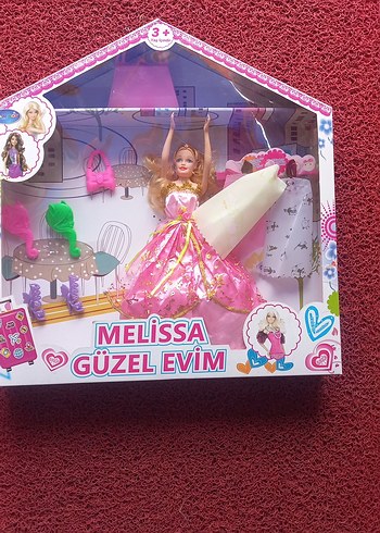 Melissa Güzel Evim Pembe Bebek Seti