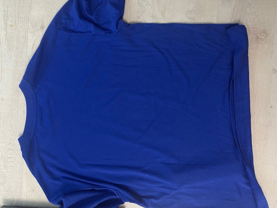 Mavi PUMA Baskılı Erkek Spor Tişörtü - Görsel 2