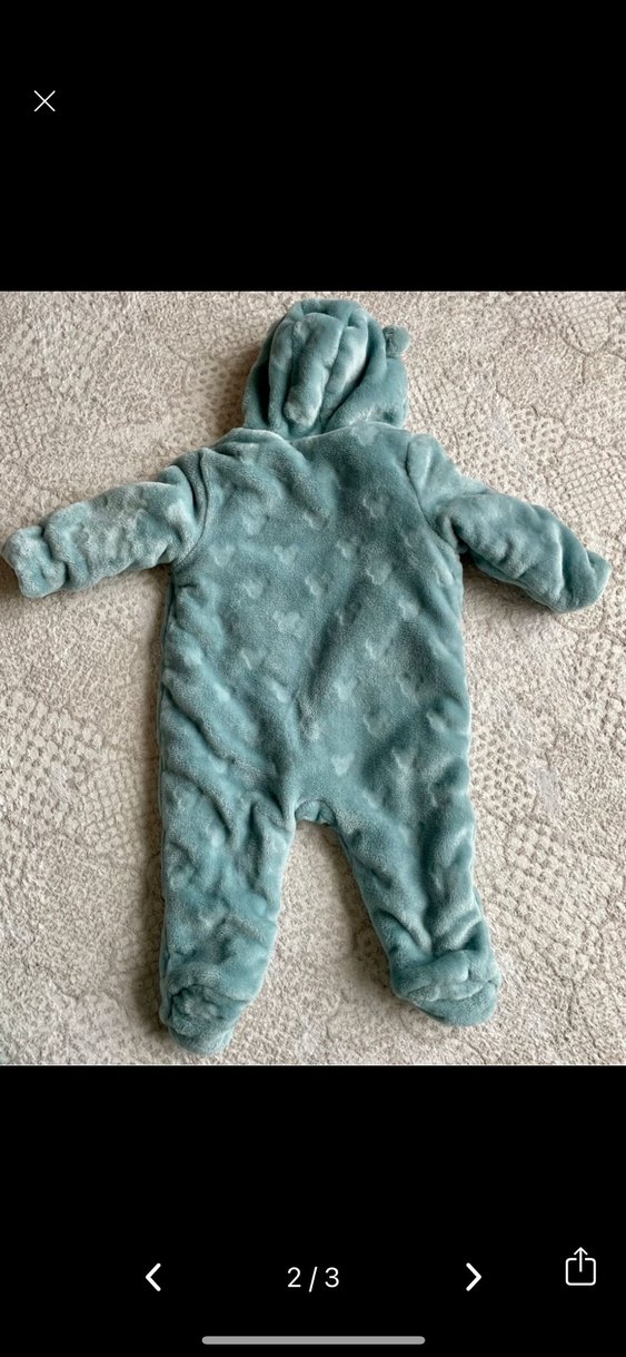 Kadife Mickey mouse astronot mont - Görsel 2