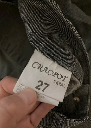 Gri Mini Kemerli Sokak Stili Kadın Kot - Görsel 7