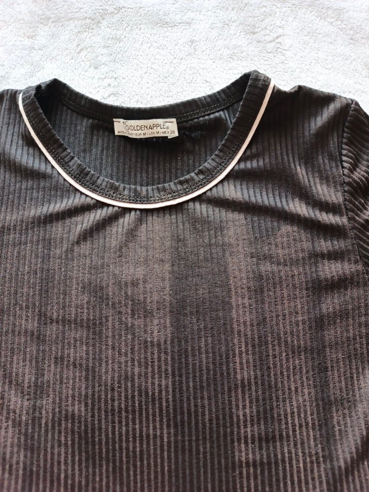 Siyah Kısa Kollu Basic Tişört - Görsel 2