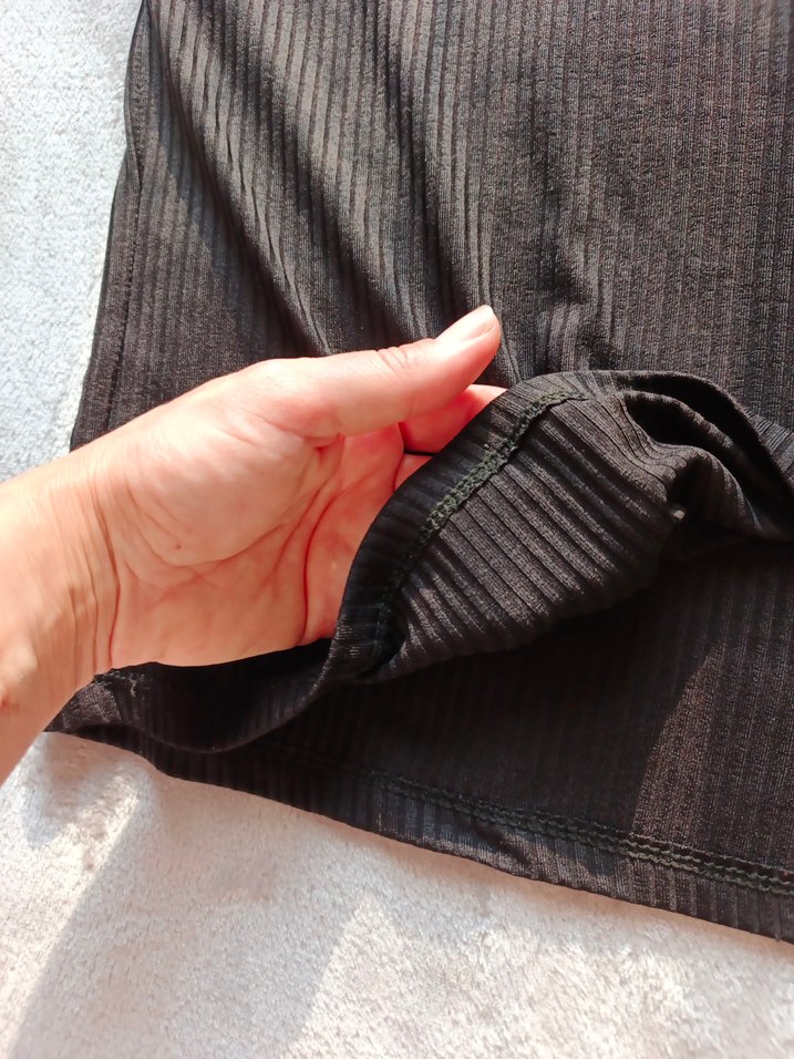 Siyah Kısa Kollu Basic Tişört - Görsel 3